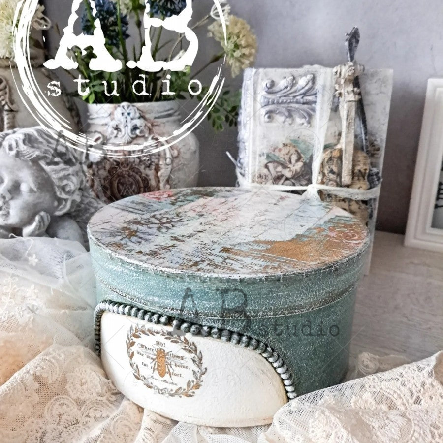 1033 (GILDED)- AB STUDIOS A4 RICE PAPER