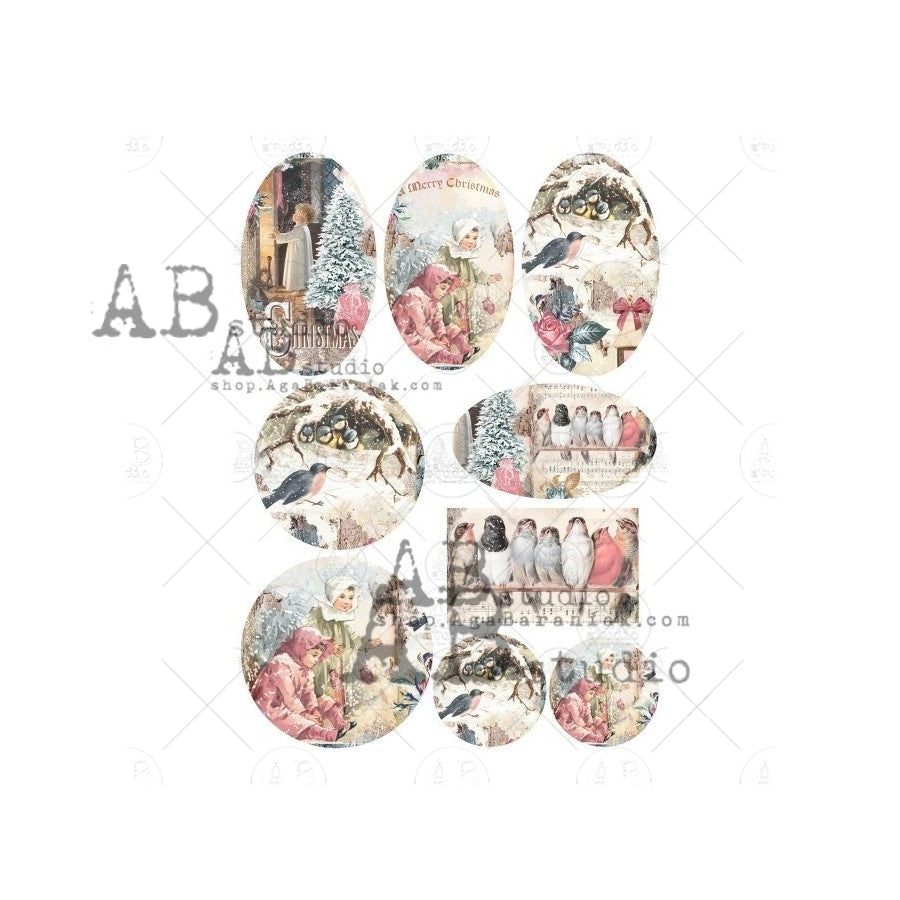 1026 (GILDED)- AB STUDIOS A4 RICE PAPER