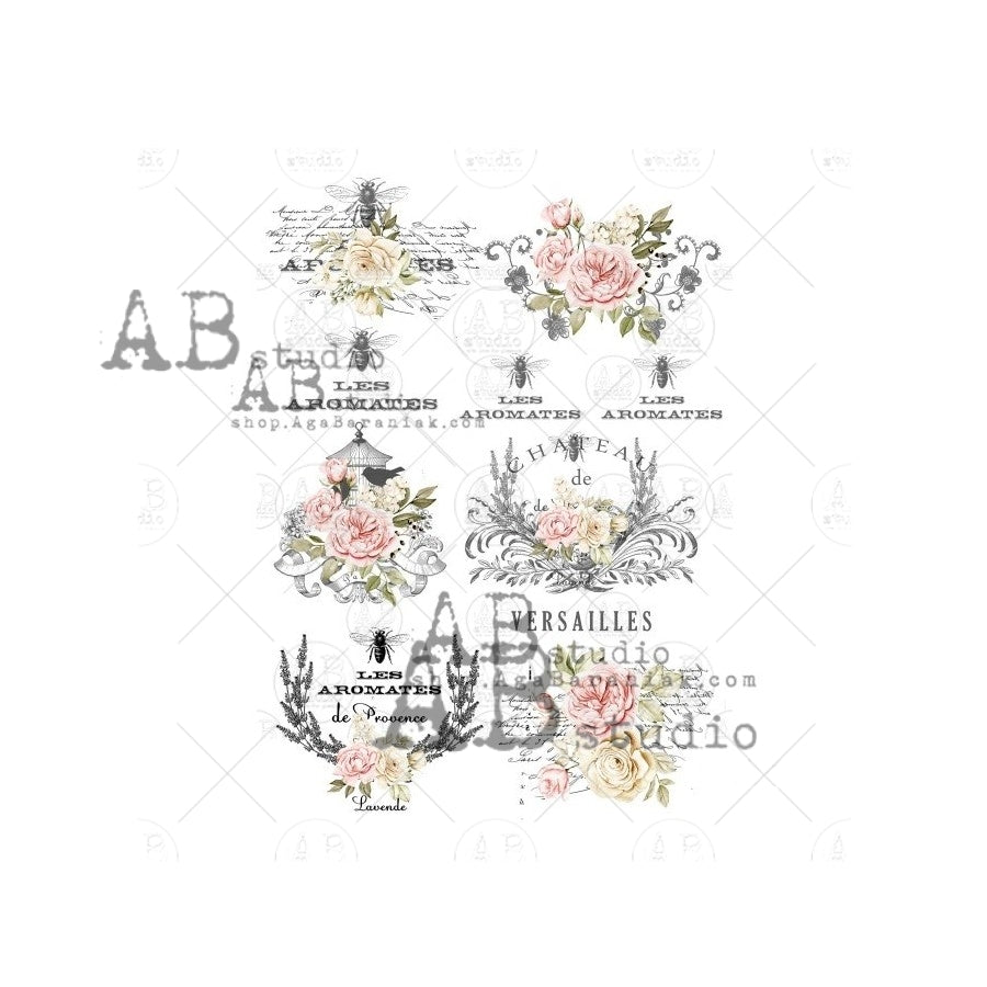 1067 (GILDED)- AB STUDIOS A4 RICE PAPER