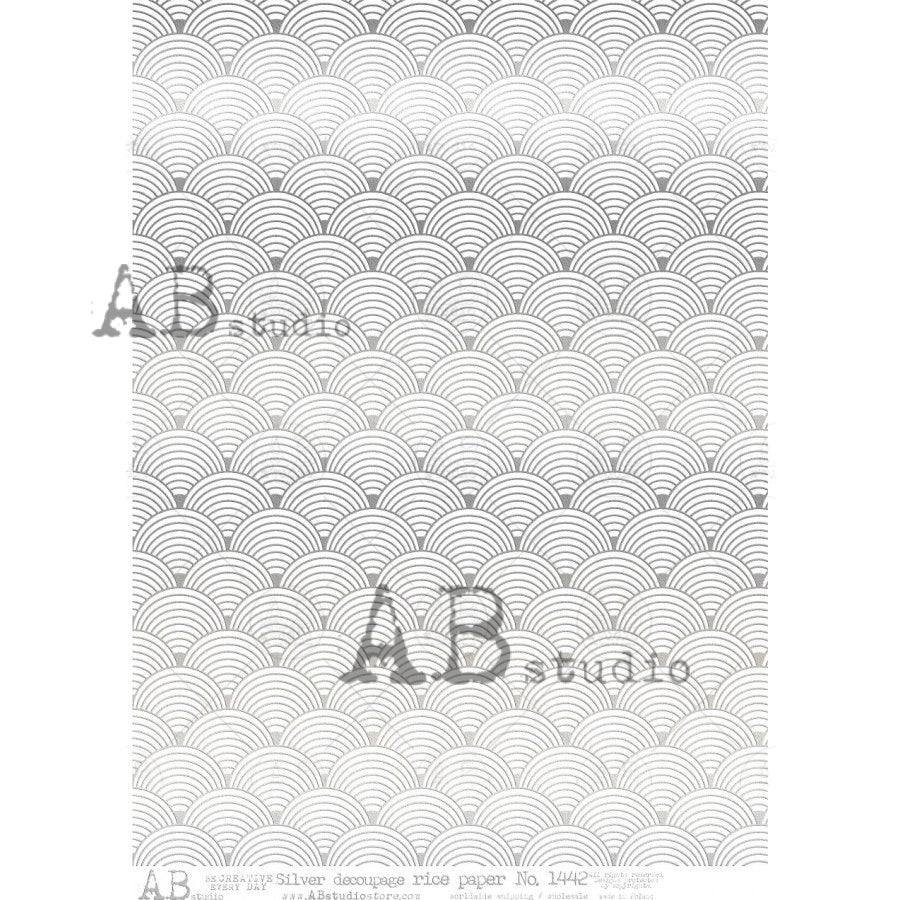 1442 (GILDED)- AB STUDIOS A4 RICE PAPER