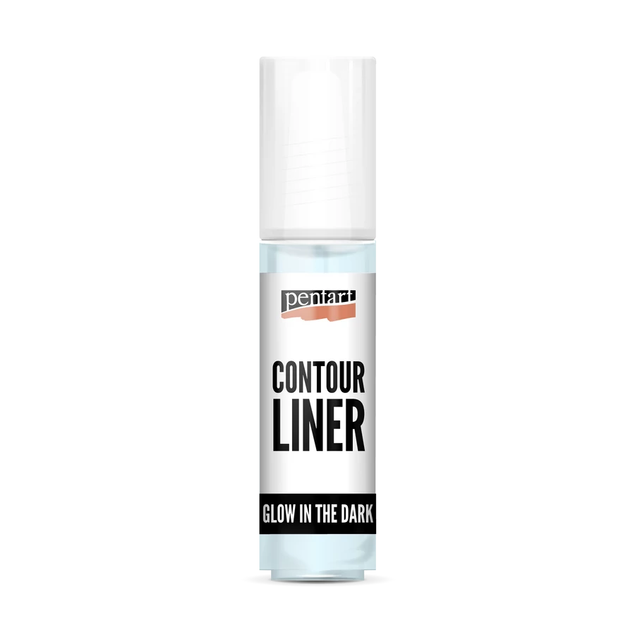 LIGHT BLUE- GLOW IN THE DARK CONTOUR LINER