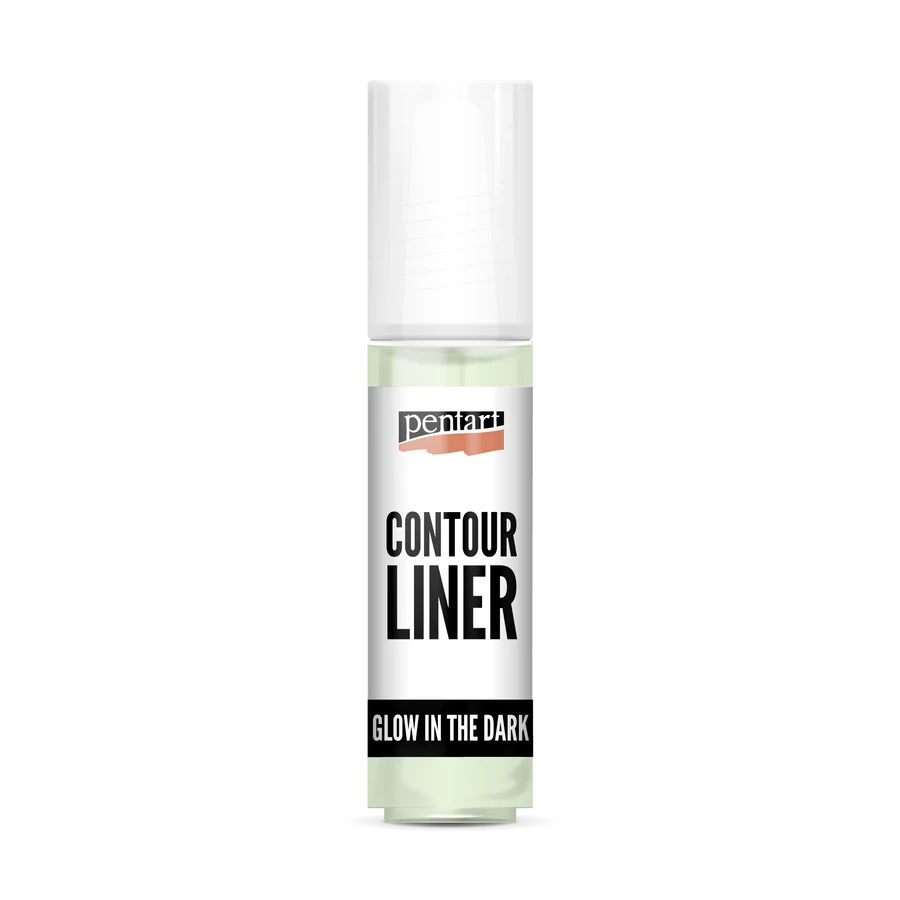 LIGHT GREEN- GLOW IN THE DARK CONTOUR LINER