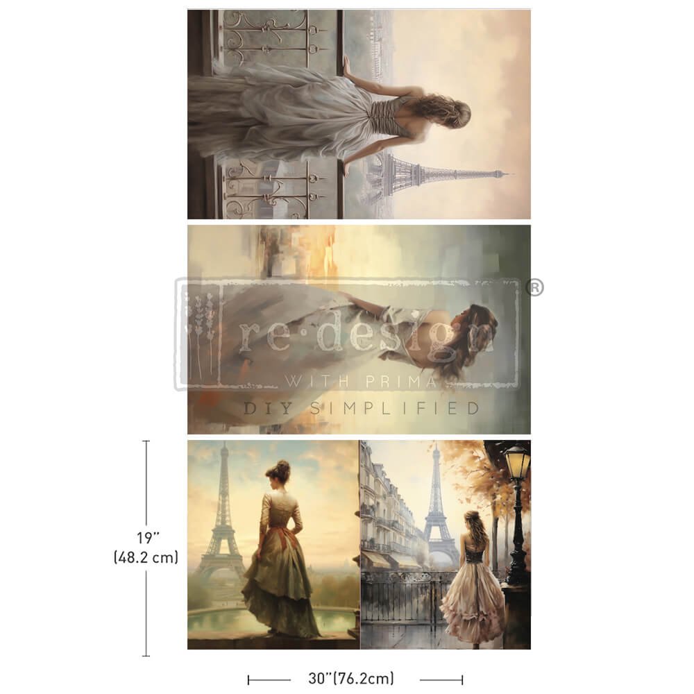 BRIDAL BLISS DECOUPAGE PAPER (3PK)