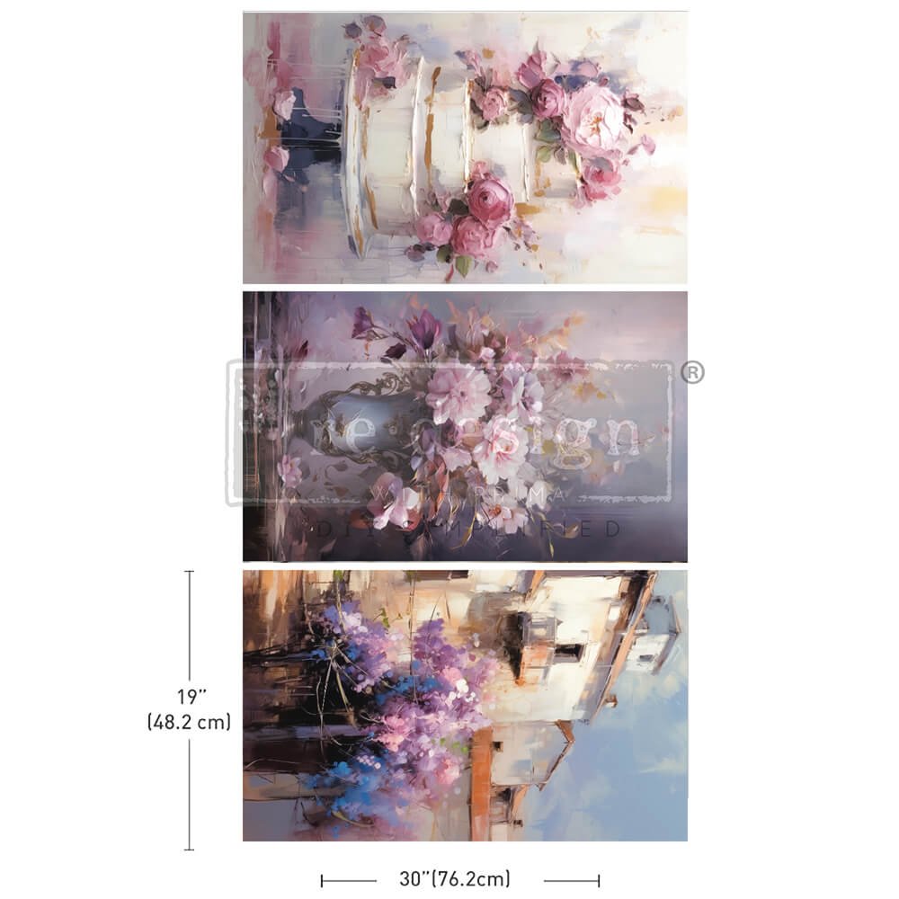 LILAC LUSH CELEBRATION- DECOUPAGE PAPER 3PK