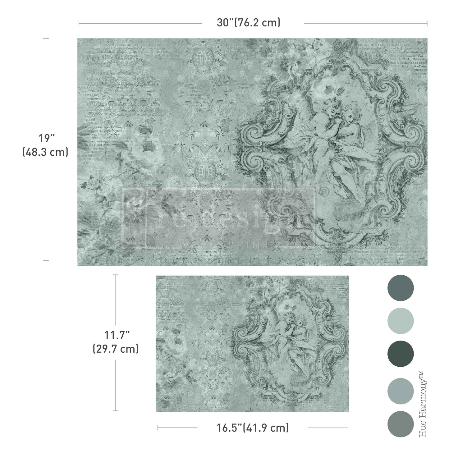 Double Delight Decoupage Fiber Paper Set - Jardin Des ChéRubins
