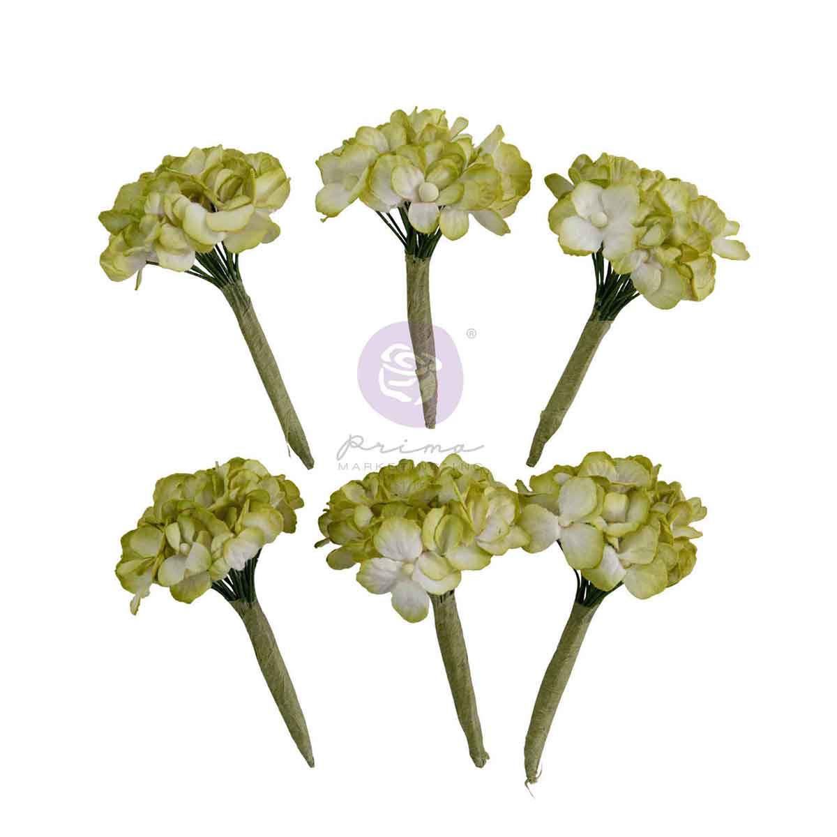 HG- GARDEN HYDRANGEA MIST FLOWERS (6PCS)