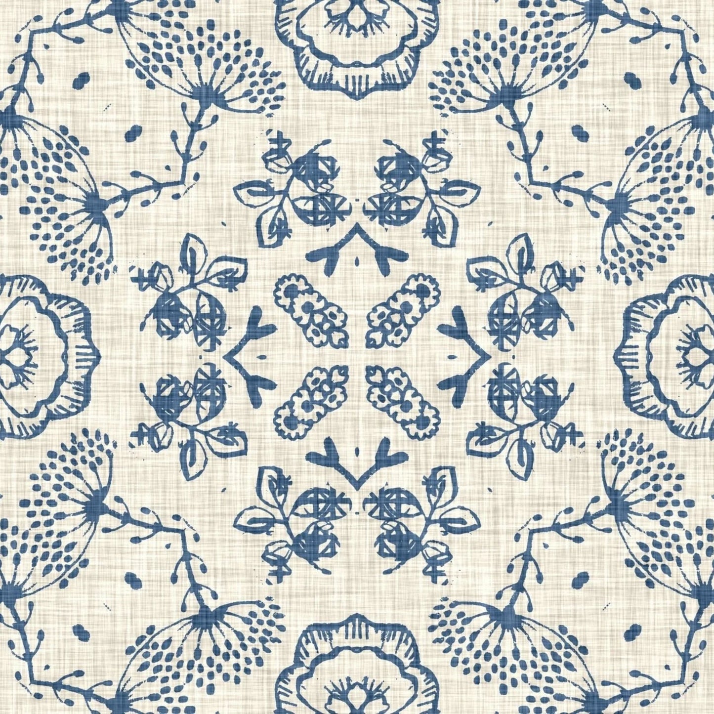 BLUE FLORAL DESIGN