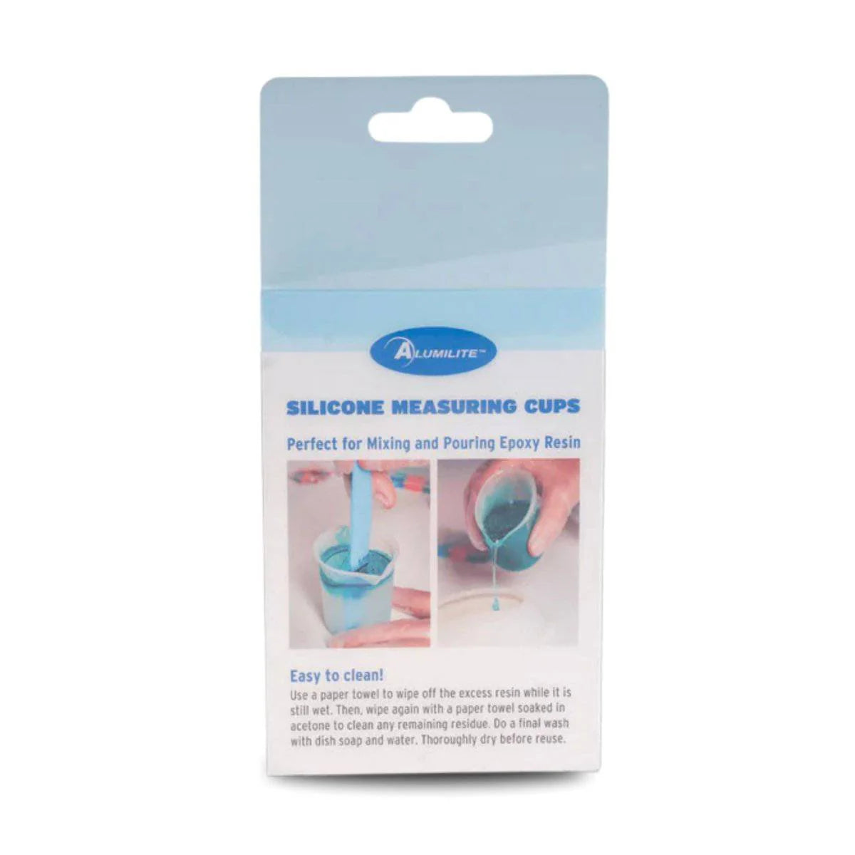 ALUMILITE SILICONE MEASURING CUPS, 4 PCS