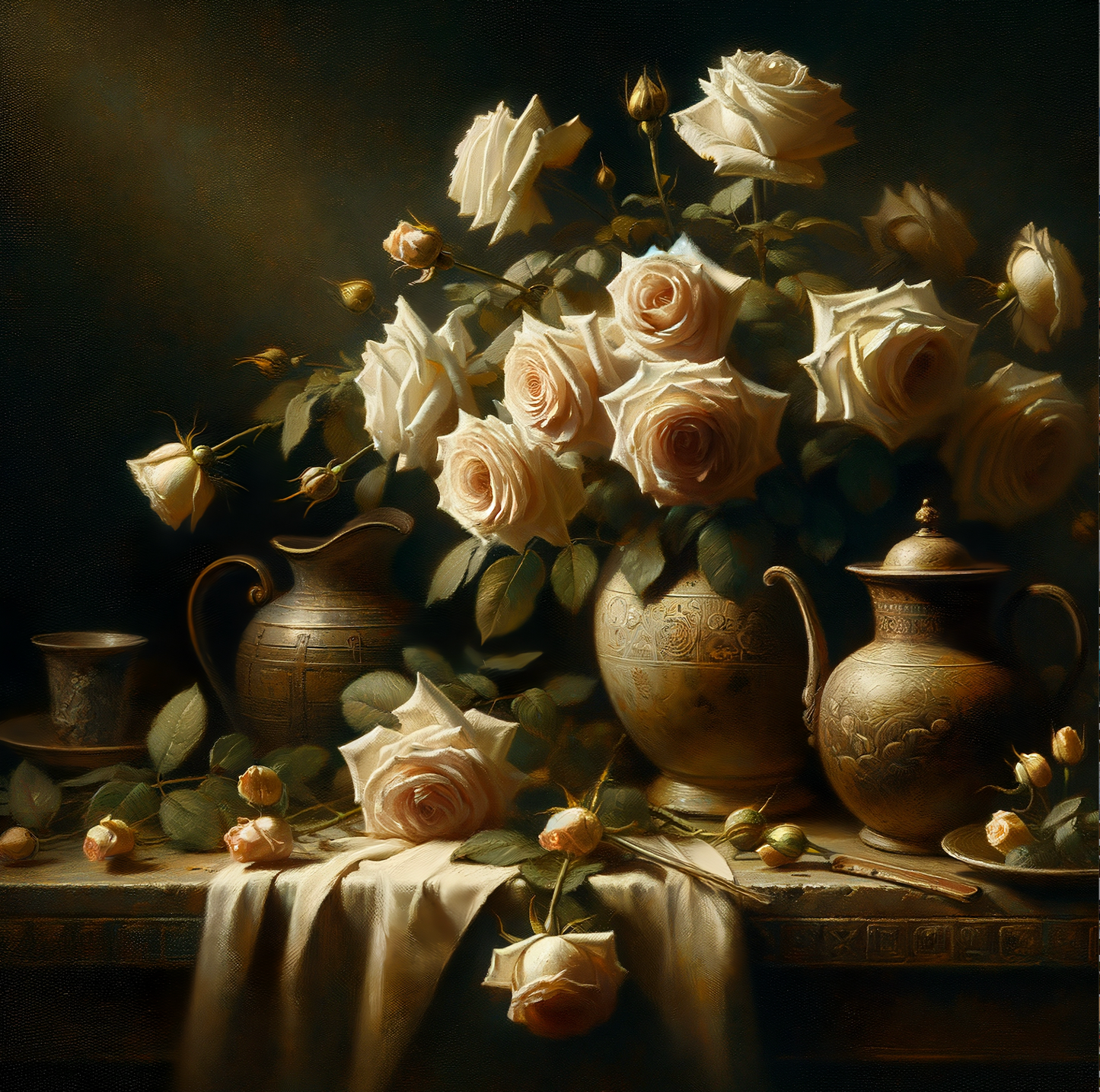 WHITE ROSES