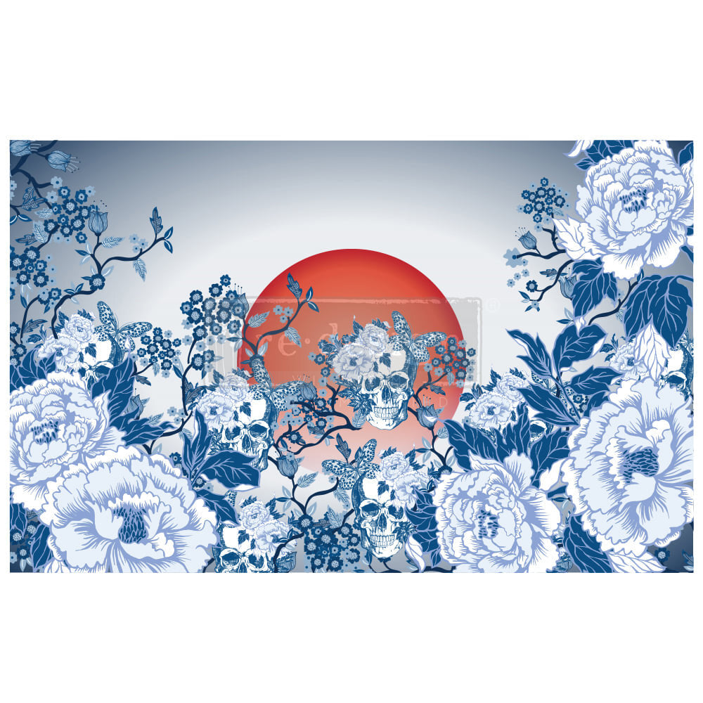 SKULL CHINOISERIE- CECE RESTYLED
