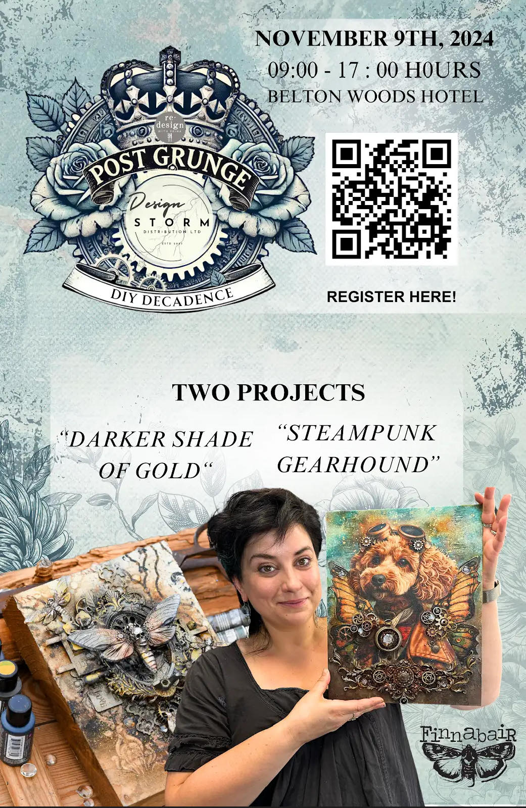 POST GRUNGE- MIXED MEDIA DECADENCE WITH FINNABAIR (9 NOVEMBER 2024)