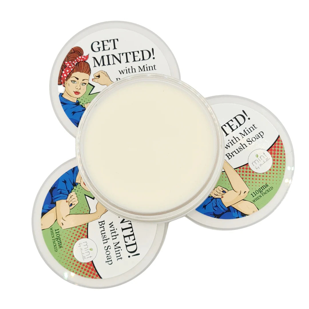 MINT BRUSH SOAP