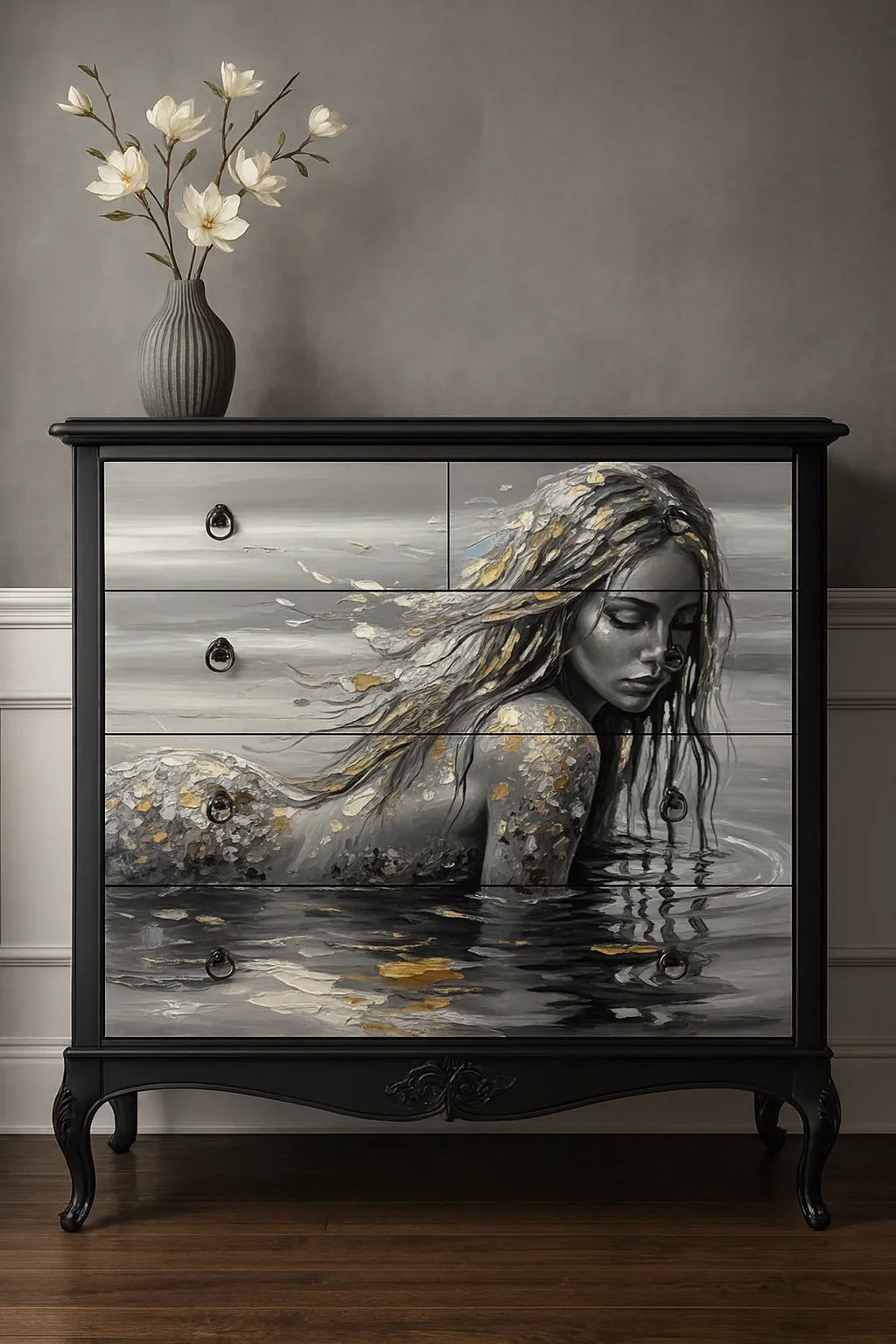 B&W MERMAID