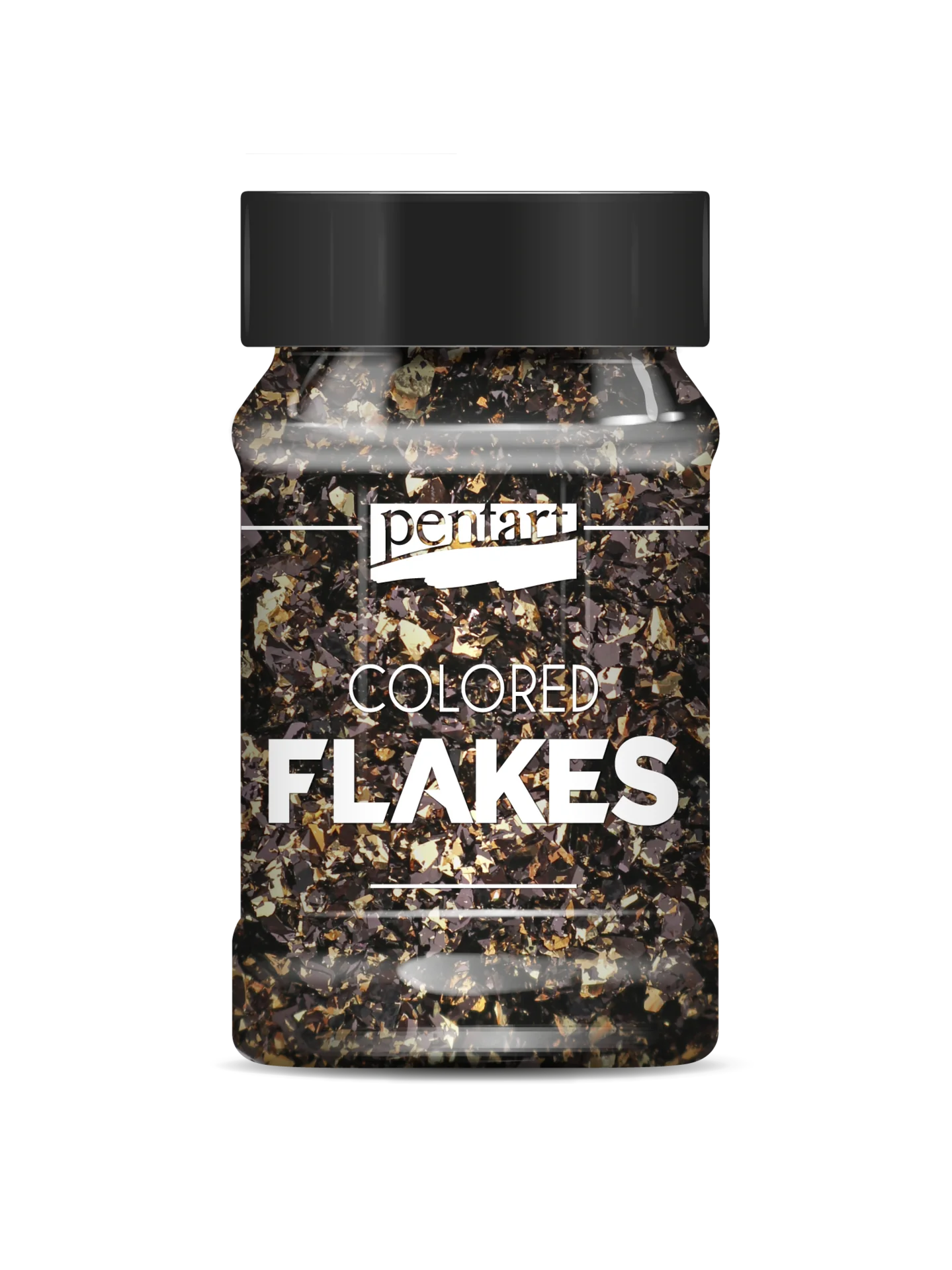 BLACK-GOLD - COLOURED FOIL FLAKES MIN. 1 G