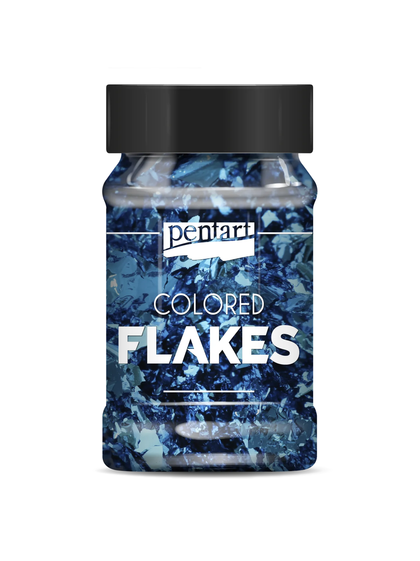 BLUE- COLOURED FOIL FLAKES MIN. 1 G