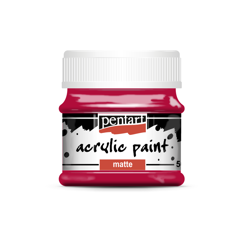 CARMIN- ACRYLIC PAINT MATTE