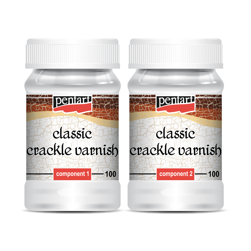 CLASSIC CRACKLE VARNISH, 2 COMPONENTS