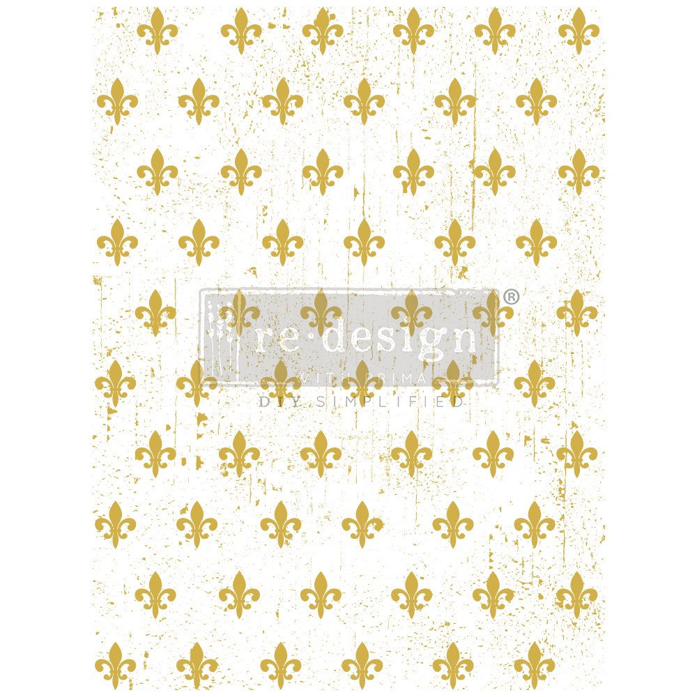 FLEUR DE LIS- GOLD TRANSFER
