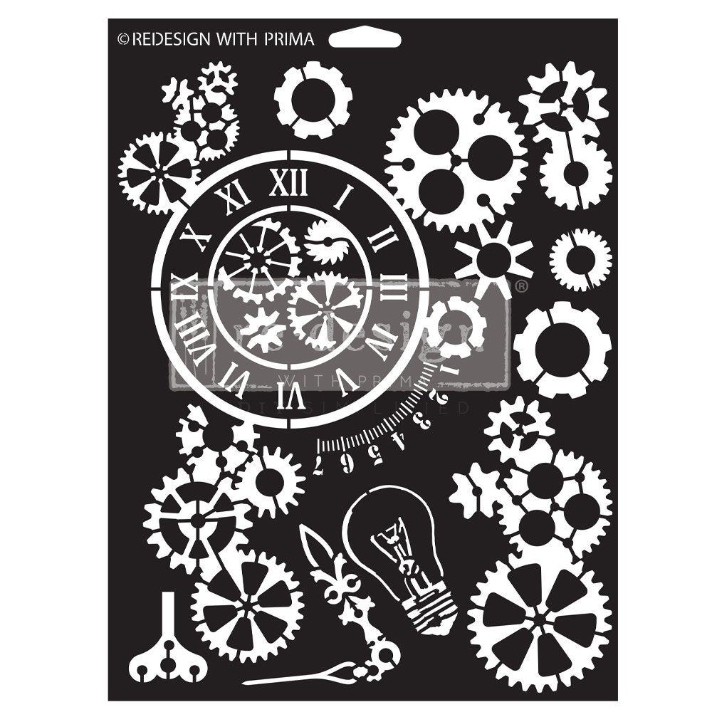 GEARWORKS – STENCIL SIZE 9″X12″