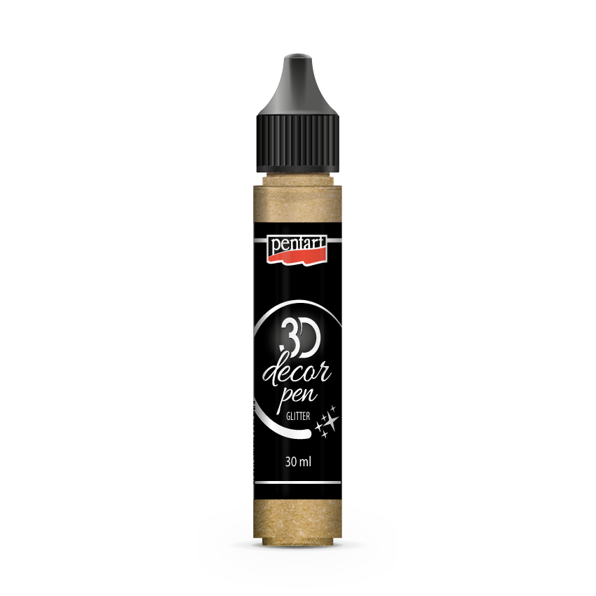 GLITERING GOLD - 3D DECOR PEN 30 ML