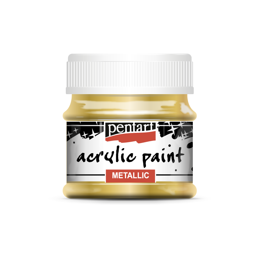 GOLD -METALLIC ACRYLIC PAINT