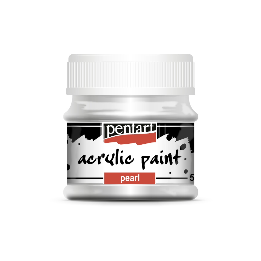 SILVER - PEARL ACRYLIC PAINT