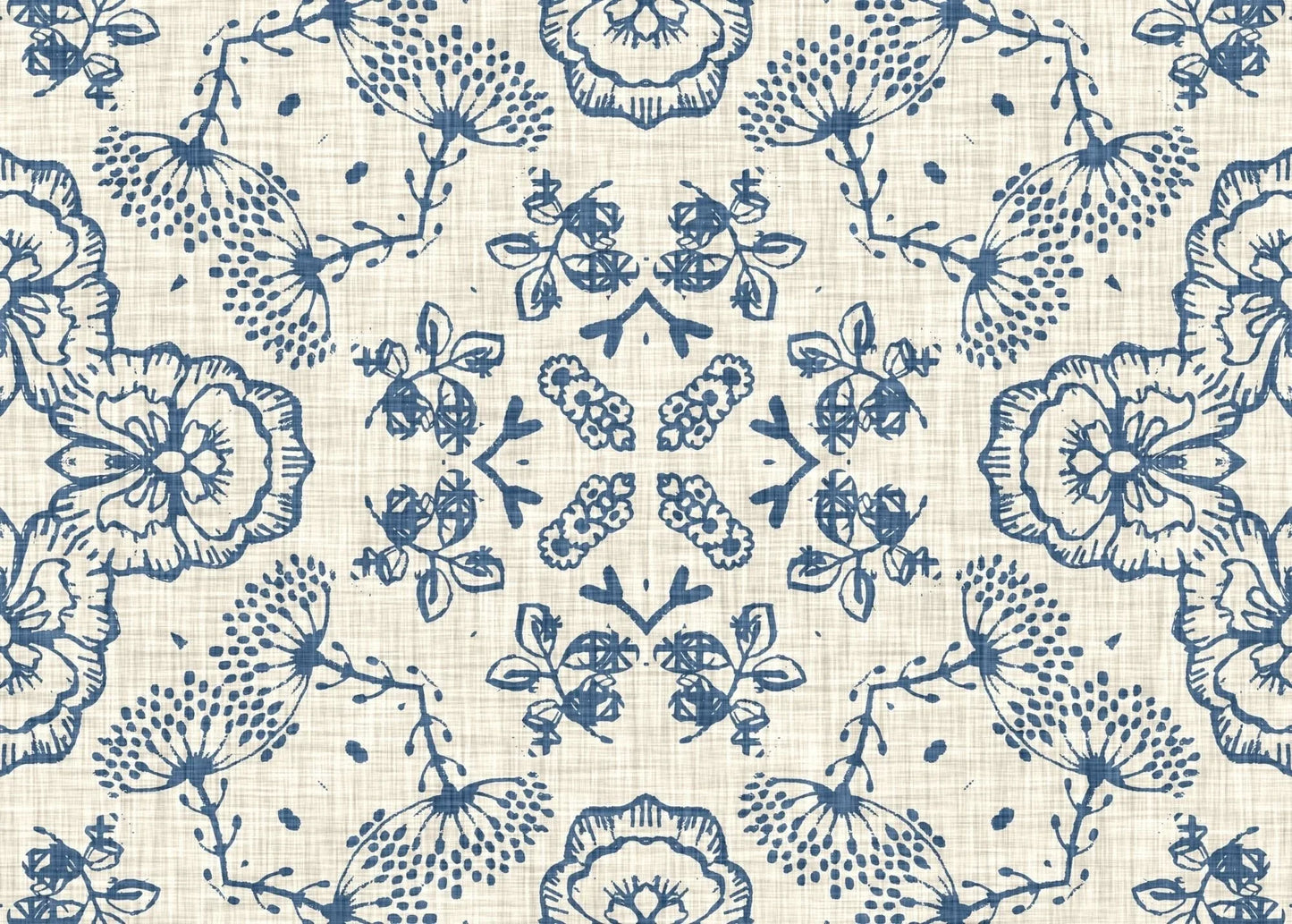 BLUE FLORAL DESIGN