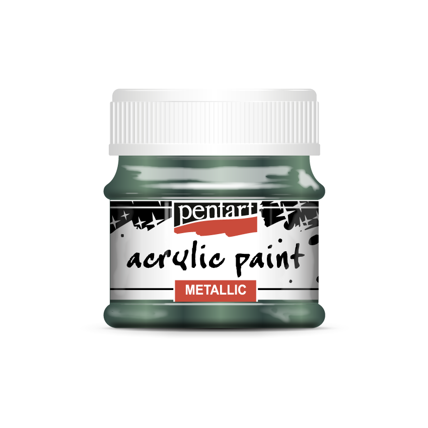 IVY GREEN - METALLIC ACRYLIC PAINT