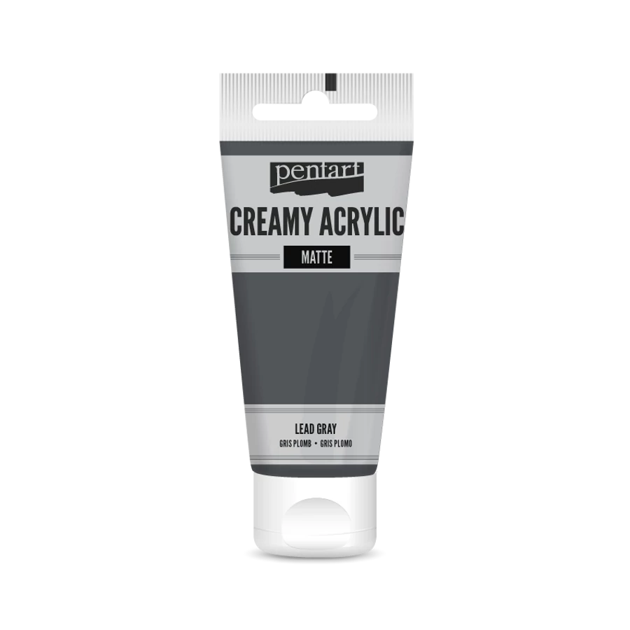 LEAD GREY- CREAMY ACRYLIC MATTE, 60ML
