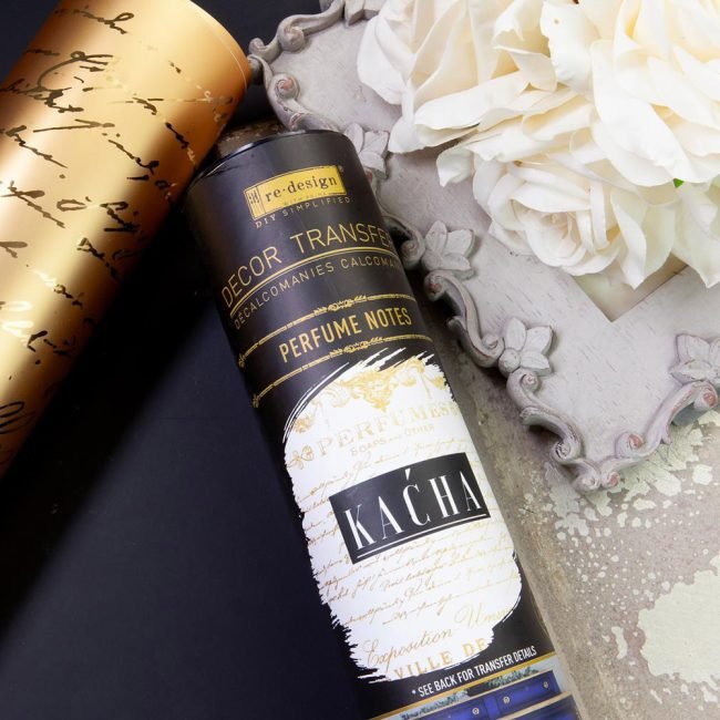 PERFUME NOTES GOLD FOIL TRANSFER- KACHA FURNITURE