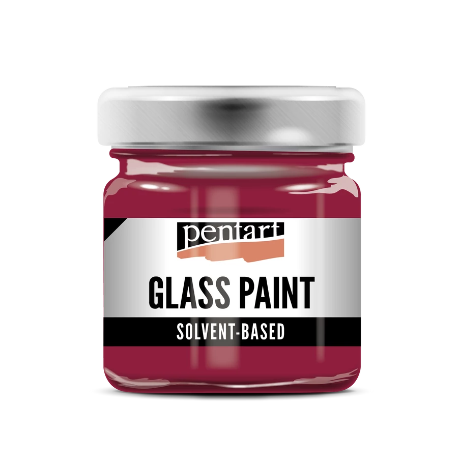 RED WINE- GLASS PAINT SOLVENT BASED, 30 ML