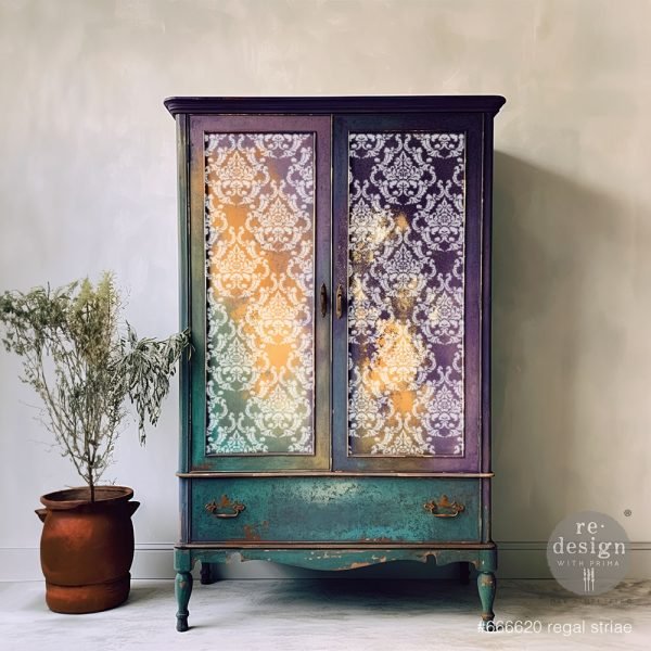 REGAL STRIAE- 3D DECOR STENCIL *LIMITED EDITION*