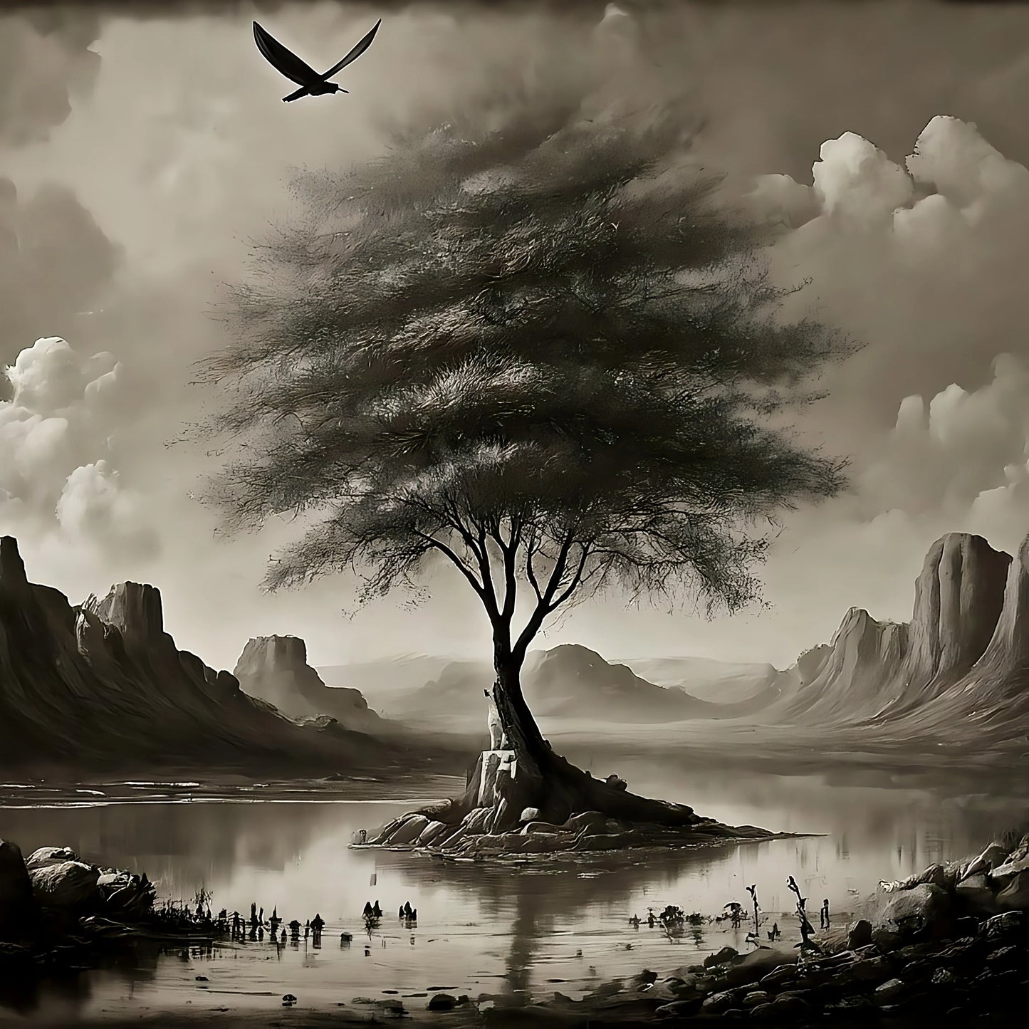 SEPIA LANDSCAPE