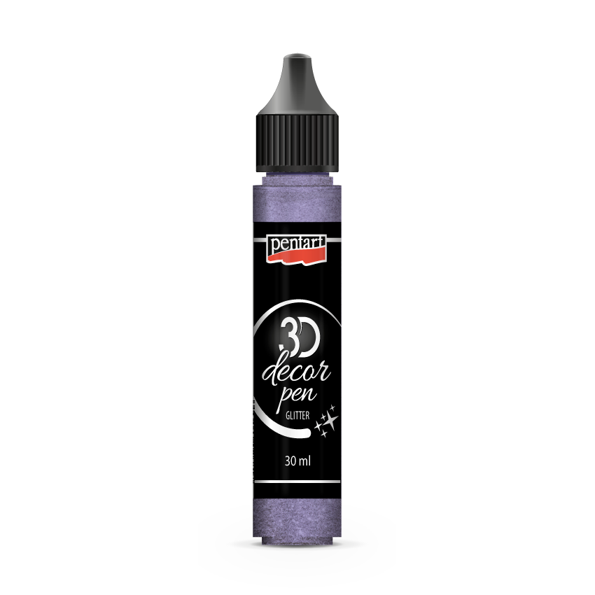 SILVERY PURPLE - 3D DECOR PEN 30 ML