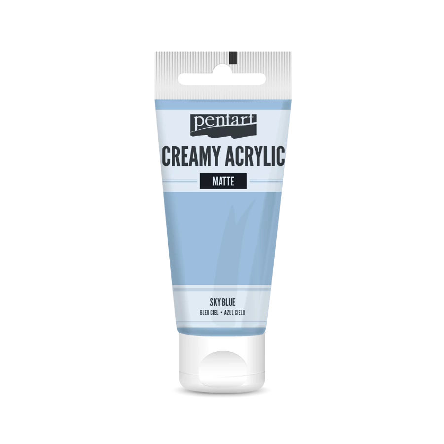 SKY BLUE- CREAMY ACRYLIC MATTE, 60ML