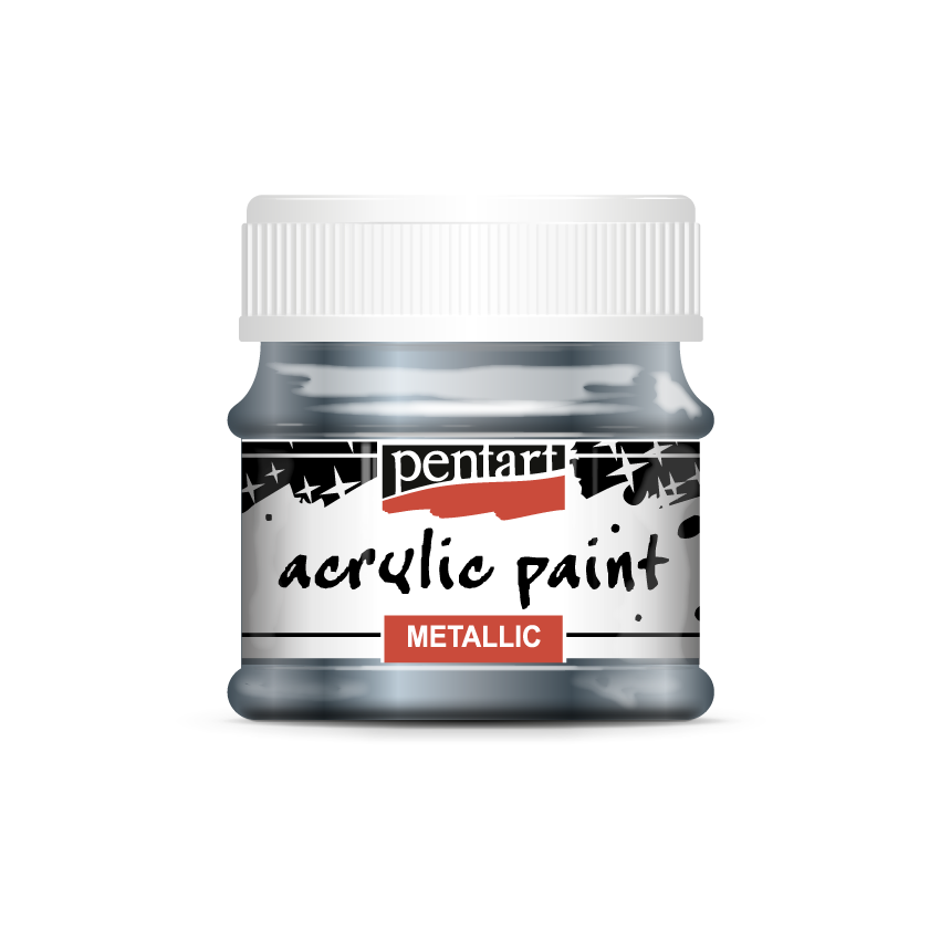 SPARKLING BLUE -METALLIC ACRYLIC PAINT