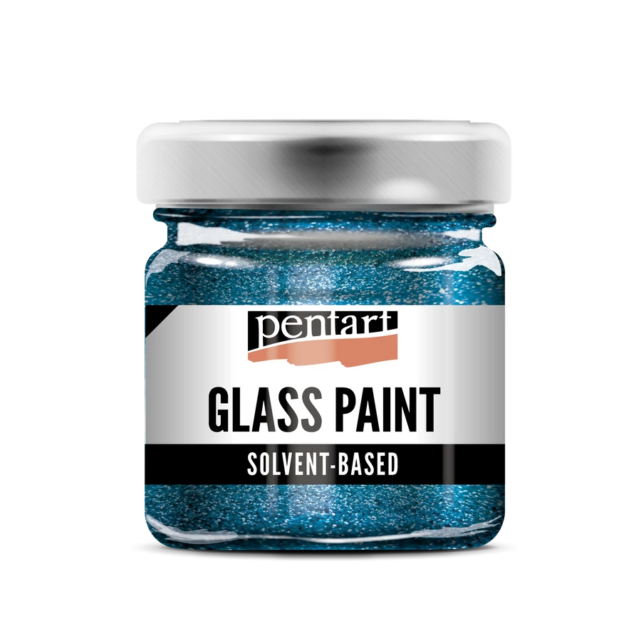 SPARKLING GREEN- GLASS PAINT SOLVENT BASED, 30 ML