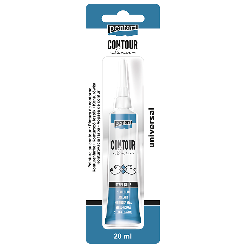 STEEL BLUE - CONTOUR LINER- 20ML