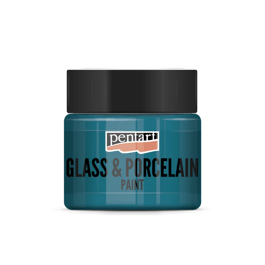 TURQUOISE GREEN- GLASS & PORCELAIN PAINT 30 ML