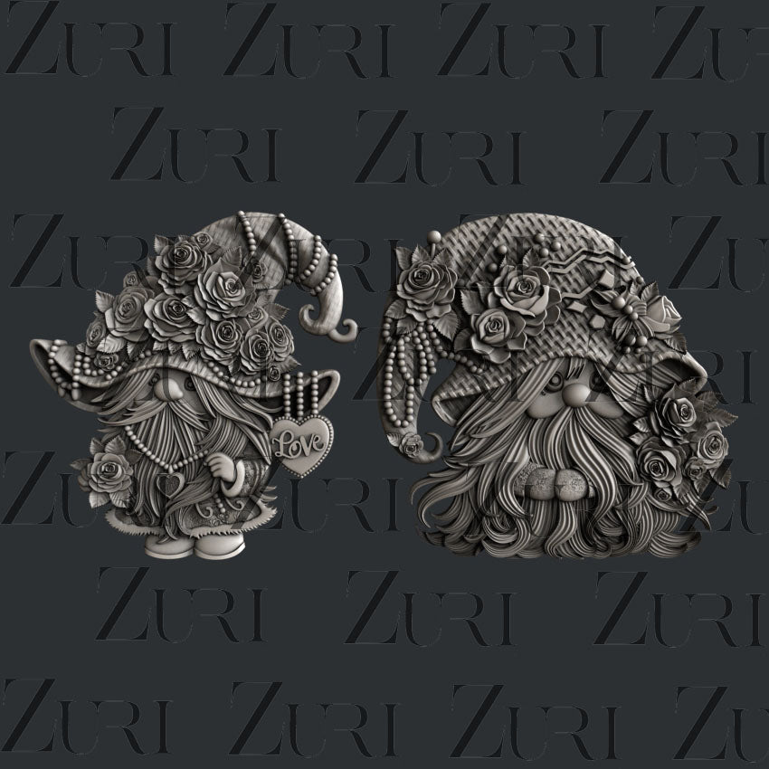 VALENTINE'S GNOMES SET 2