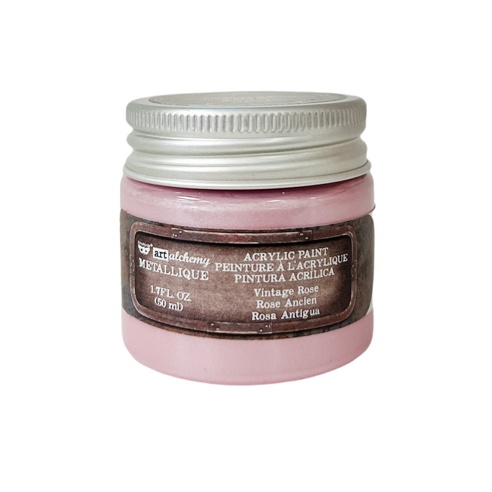 VINTAGE ROSE: METALLIQUE ACRYLIC PAINT