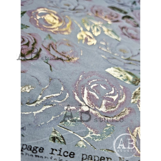 1002 (GILDED)- AB STUDIOS A4 RICE PAPER