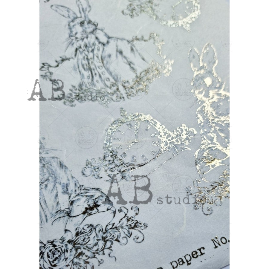 1017 (GILDED)- AB STUDIOS A4 RICE PAPER