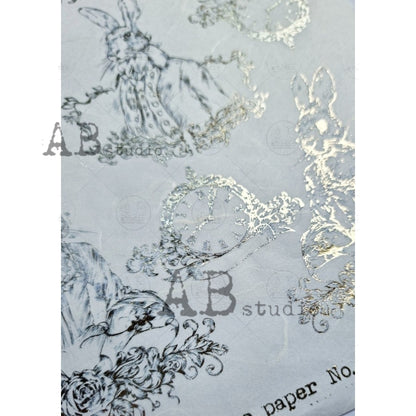 1017 (GILDED)- AB STUDIOS A4 RICE PAPER