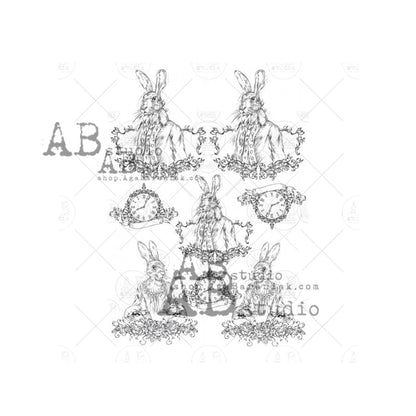 1017 (GILDED)- AB STUDIOS A4 RICE PAPER