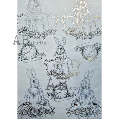1017 (GILDED)- AB STUDIOS A4 RICE PAPER
