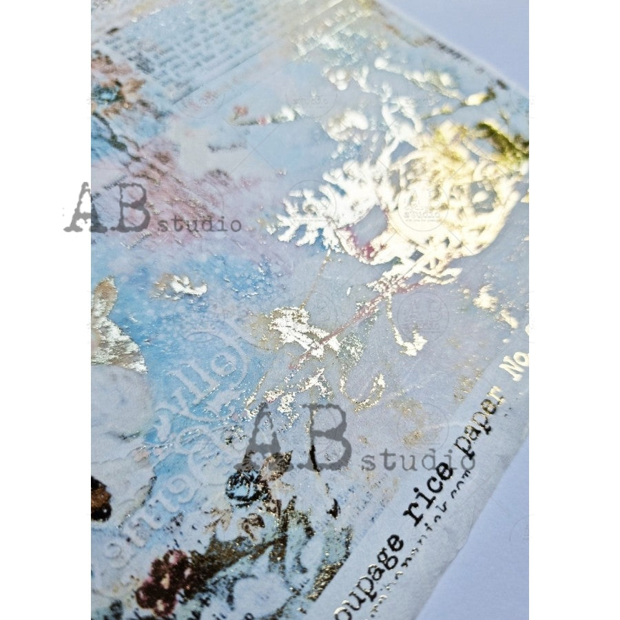 1025 (GILDED)- AB STUDIOS A4 RICE PAPER
