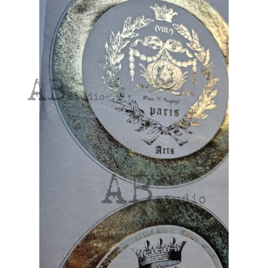 1031 (GILDED)- AB STUDIOS A4 RICE PAPER