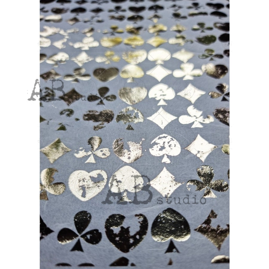 1058 (GILDED)- AB STUDIOS A4 RICE PAPER