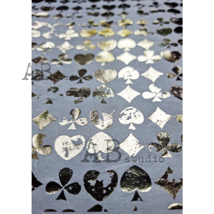 1058 (GILDED)- AB STUDIOS A4 RICE PAPER